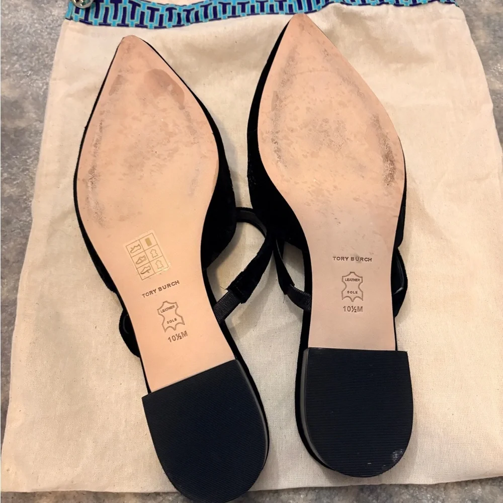 Tory Burch Flats w/Dustbag. Size 10 1/2